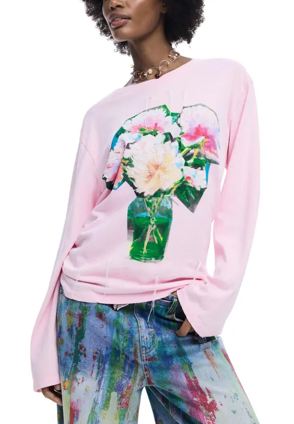 DESIGUAL Desigual ženska majica s printom