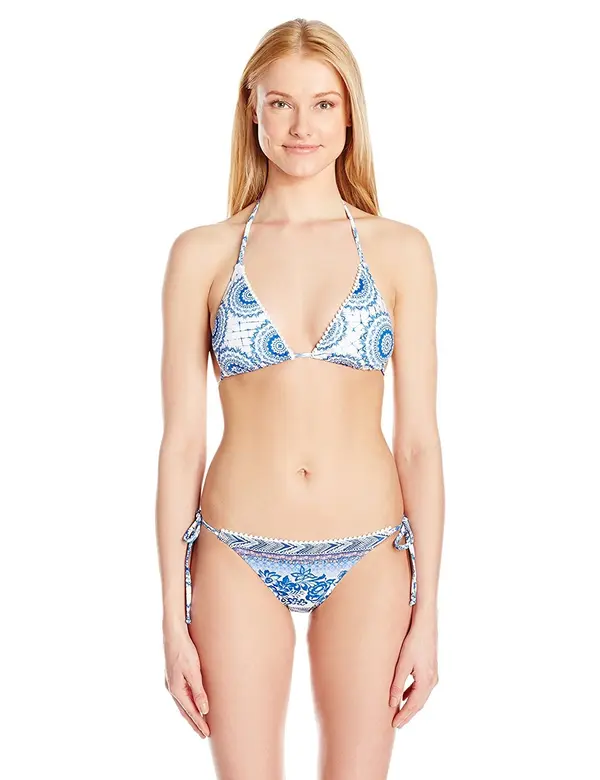 DESIGUAL Desigual ženski bikini s cvjetnim uzorkom
