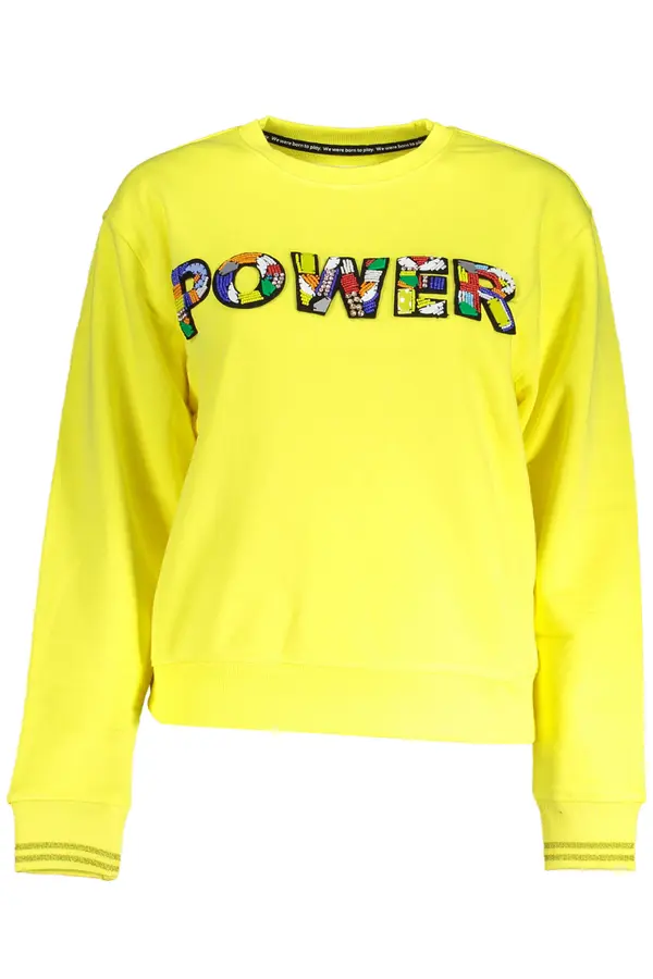 DESIGUAL Desigual žuta majica bez patentnog zatvarača