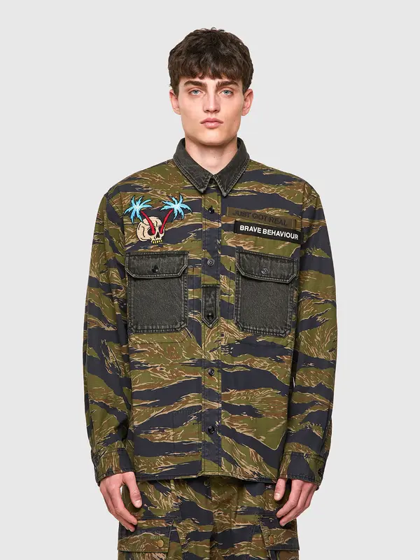 Diesel Diesel Jacket - SBUNNELLCMF SHIRT patterned