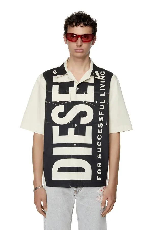 Diesel Diesel Shirt - S-MAC-22 SHIRT beige