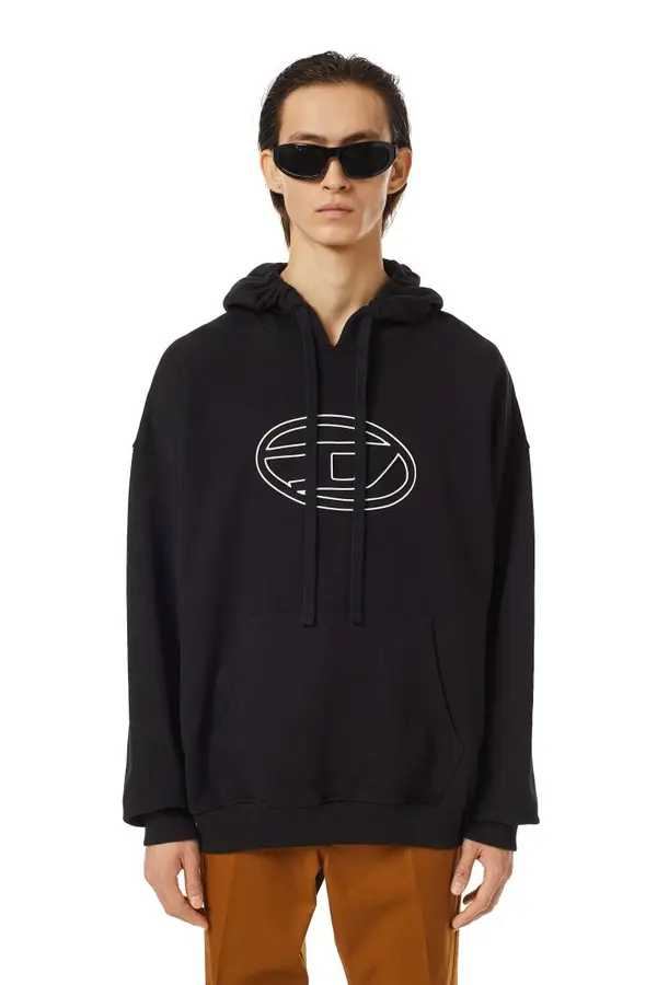 Diesel Diesel Sweatshirt - S-UMMER-BIGOVAL SWEAT-SHI black