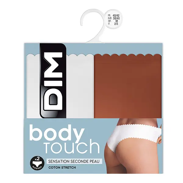 DIM DIM BODY TOUCH HIPSTER 2x - Ženske gaćice