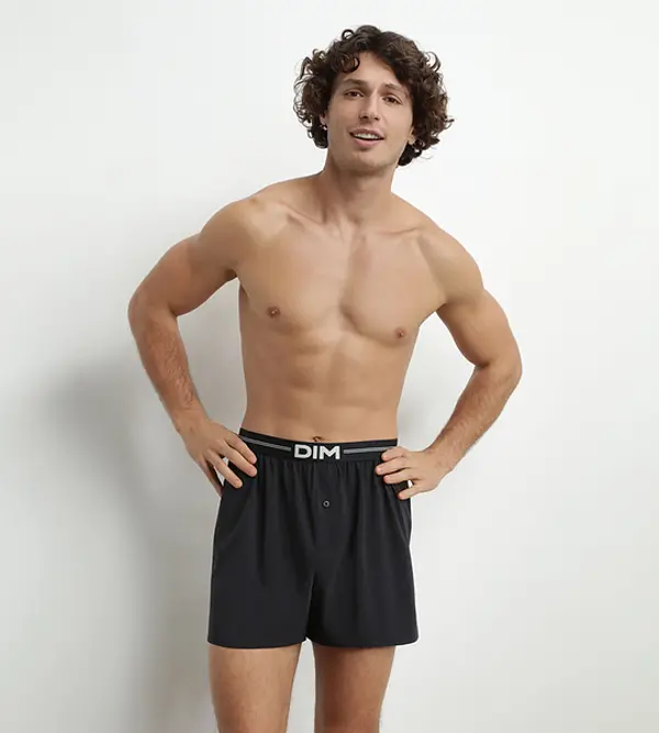 DIM DIM ICONS LOOSE BOXER - Men's loose boxer shorts - black
