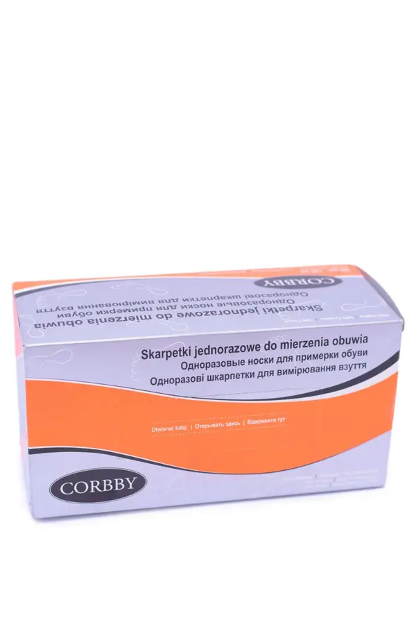 Corbby Disposable shoe measuring socks 120 pieces Corbby