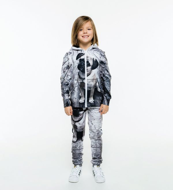 Mr. GUGU & Miss GO Dječja dukserica Mr. GUGU & Miss GO PUG