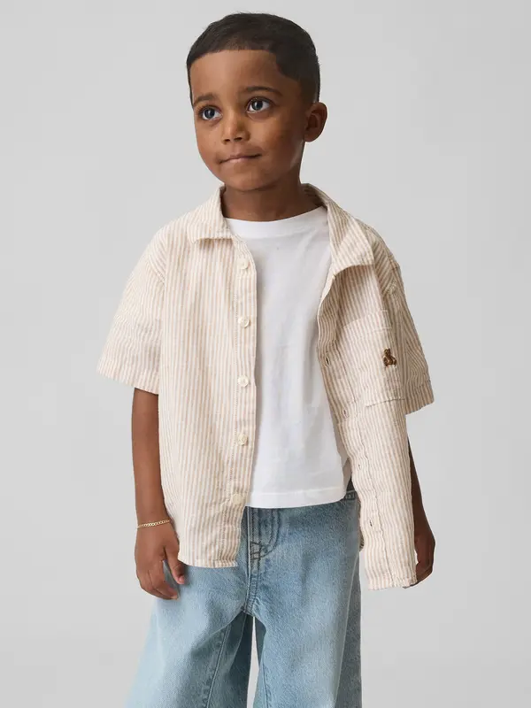 GAP Dječja košulja GAP Baby Linen