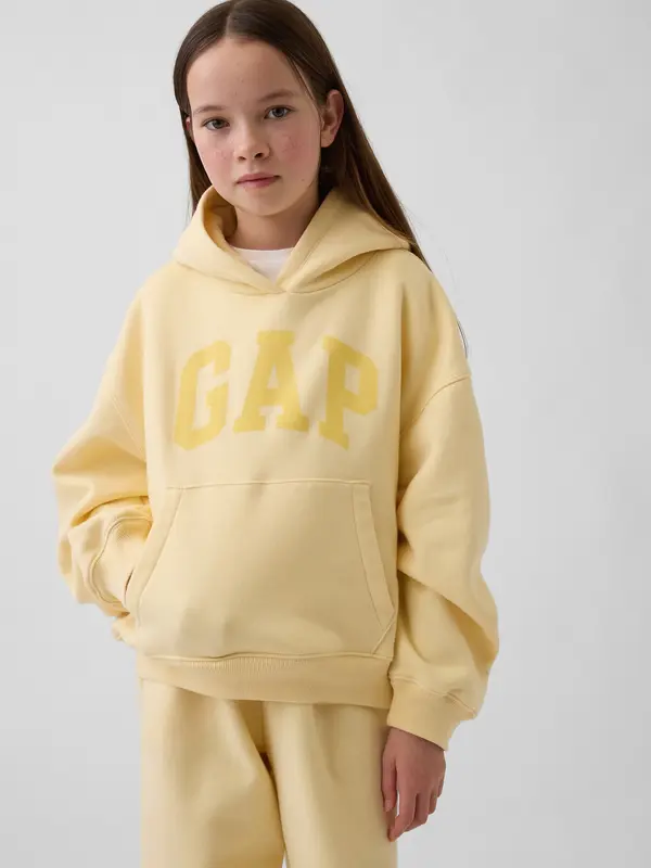 GAP Dječja majica GAP s VintageSoft logotipom - za djevojčice