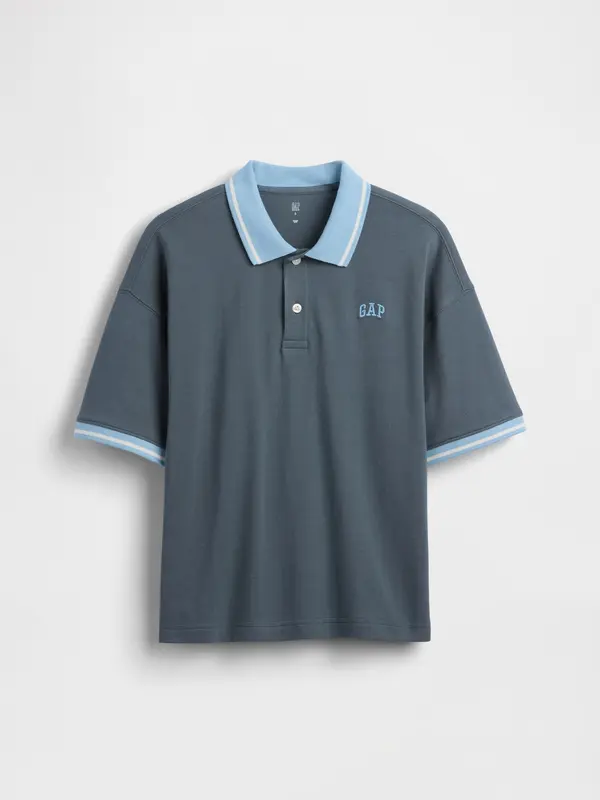 GAP Dječja prevelika polo majica s GAP logotipom