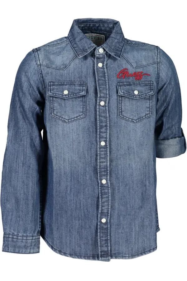 GUESS JEANS Dječja traper košulja Guess