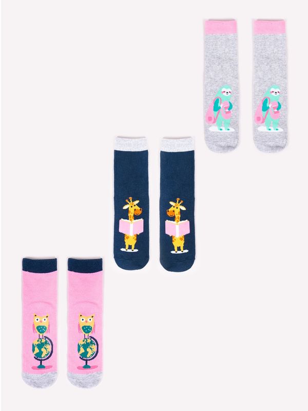 Yoclub Dječje čarape Yoclub Yoclub_3Pack_Socks_SKA-0038G-AA00_Multicolour