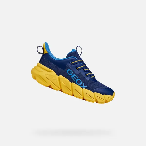 GEOX Dječje tamnoplave tenisice Geox Flexyper Fast