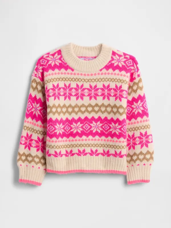 GAP Dječji Fair Isle džemper