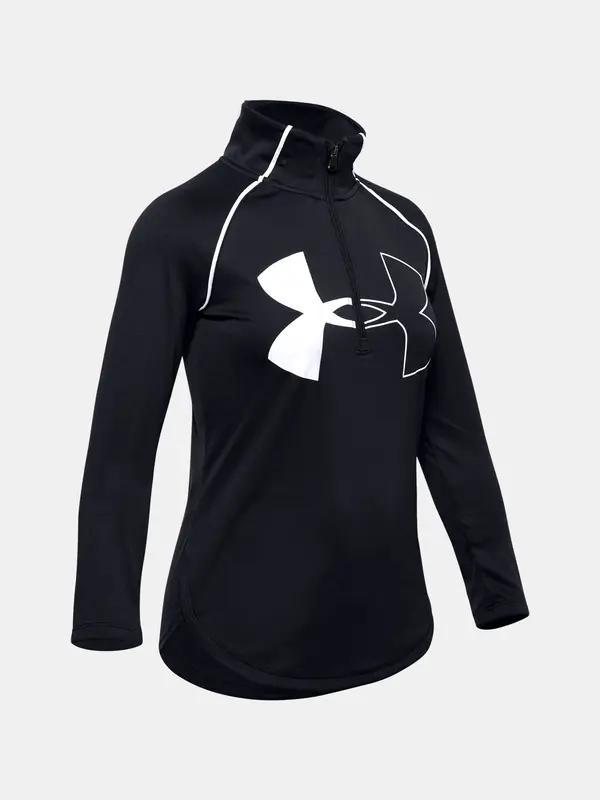 Under Armour Djevojačka majica kratkih rukava s 1/2 patentnim zatvaračem Under Armour