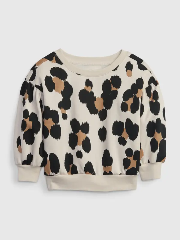 GAP Djevojačka majica s leopard uzorkom GAP