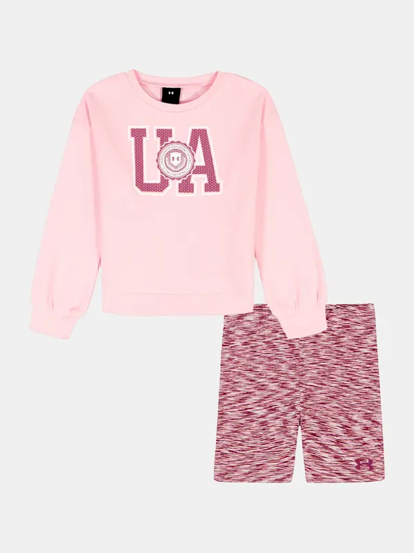 Under Armour Djevojački set Under Armour UA Crewneck