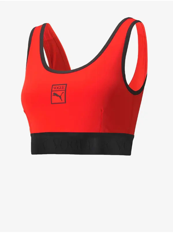Puma Dolje - Puma x Vogue Bra Top Red Crvena