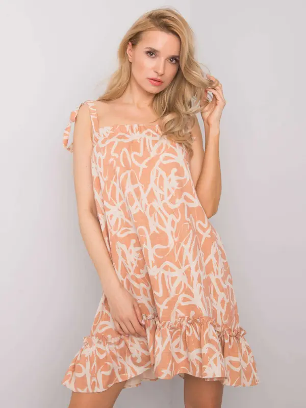 RUE PARIS Dress-346-SK-035.48-orange