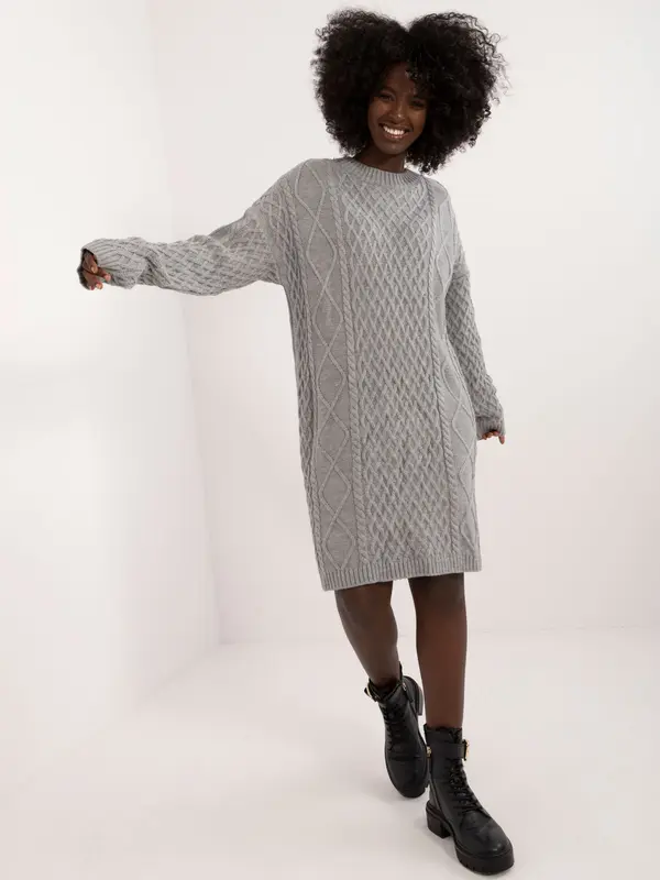 BADU Dress-BA-SK-0528.45-grey