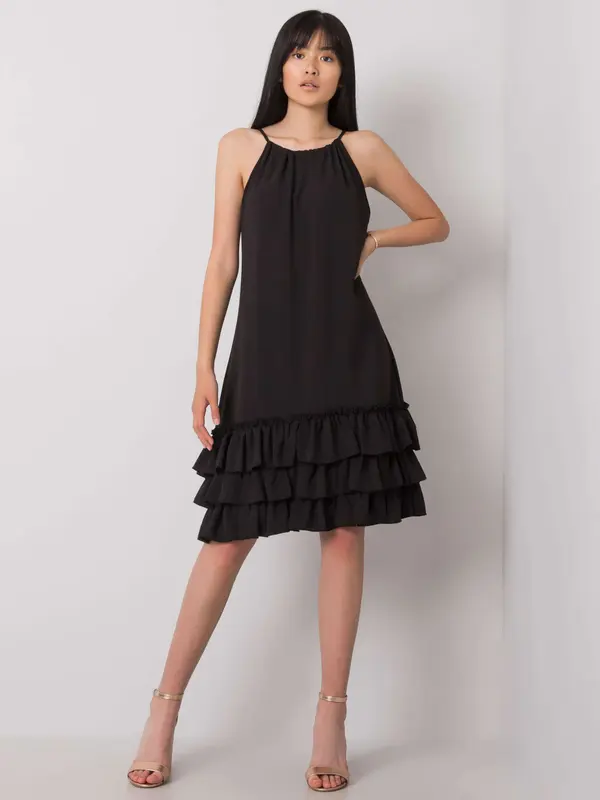 RUE PARIS Dress-CHA-SK-0932.91P-black
