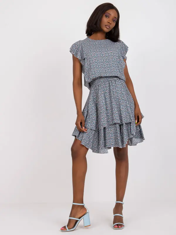 RUE PARIS Dress-CHA-SK-2238-2.75P-dark blue