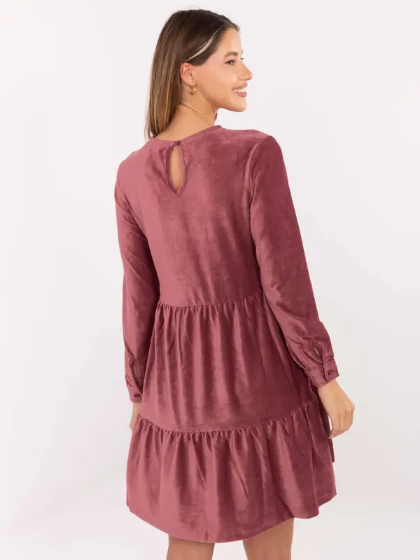Sublevel Dress-D10040Z30289-dark pink