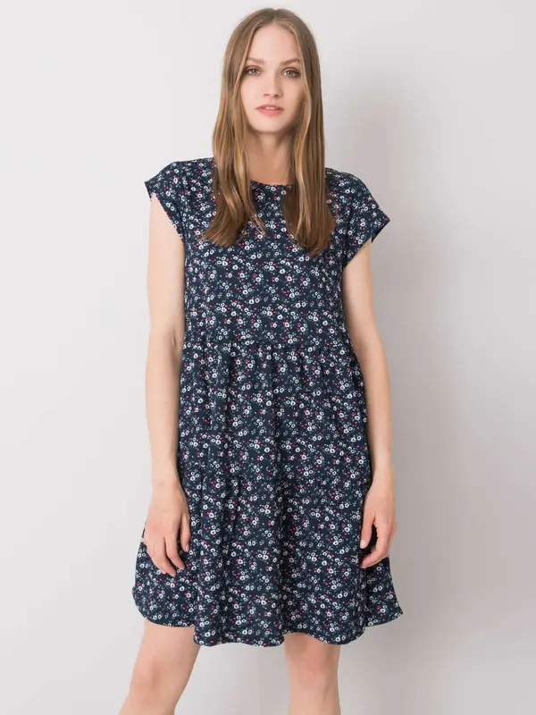 Factory Price Dress-D50051Z30268-navy blue