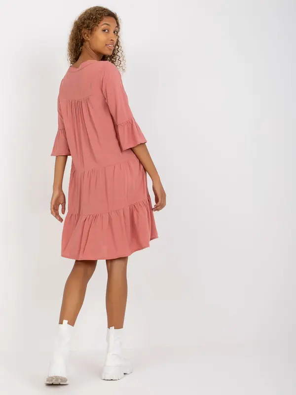 Sublevel Dress-D73761M30214A3-dark pink
