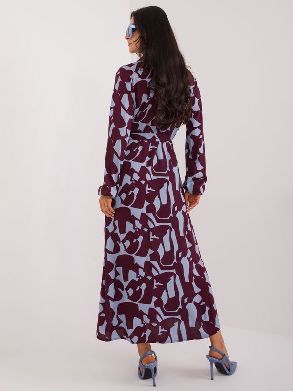 Sublevel Dress-D73771M30433A-burgundy