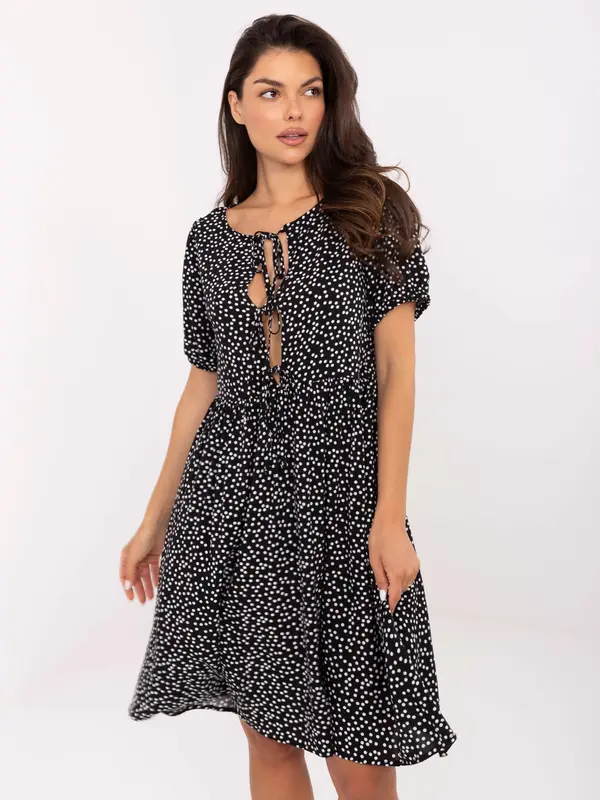 Sublevel Dress-D73771M30466A-black-white