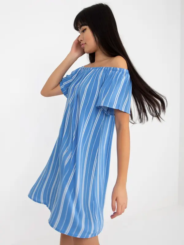 Fresh Made Dress-D73771R30145J-white-blue
