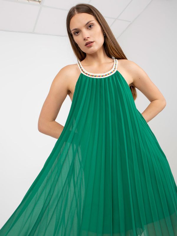 Italy Moda Dress-DHJ-SK-0010.35-dark green