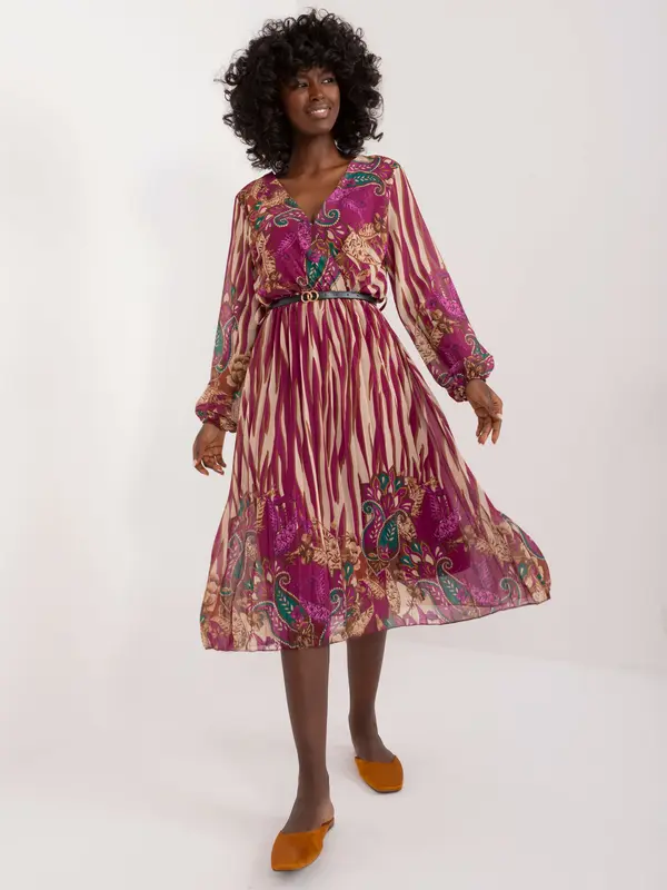 Italy Moda Dress-DHJ-SK-10536N-6.47-purple