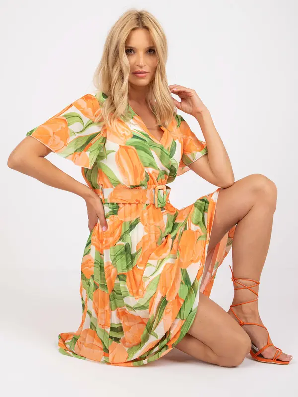 Italy Moda Dress-DHJ-SK-11331-2.32-orange