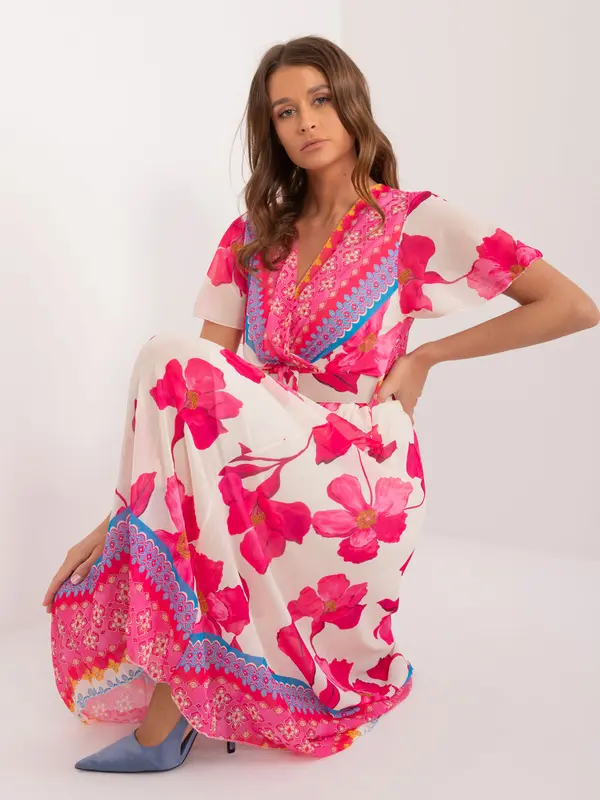 Italy Moda Dress-DHJ-SK-11331-5.19-dark pink