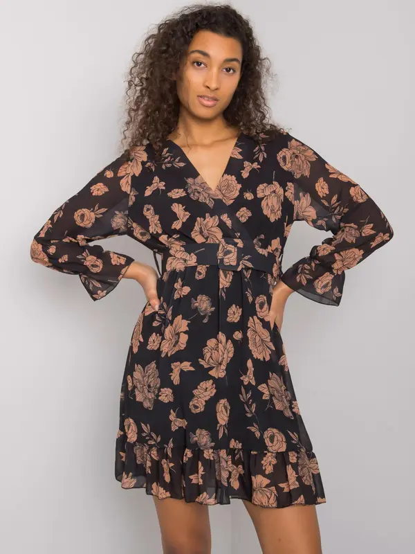 Italy Moda Dress-DHJ-SK-12220-3.51P-camel