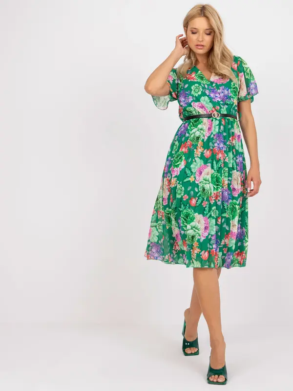 Italy Moda Dress-DHJ-SK-13162.92-green