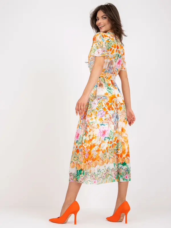 Italy Moda Dress-DHJ-SK-15967-1.01P-Orange