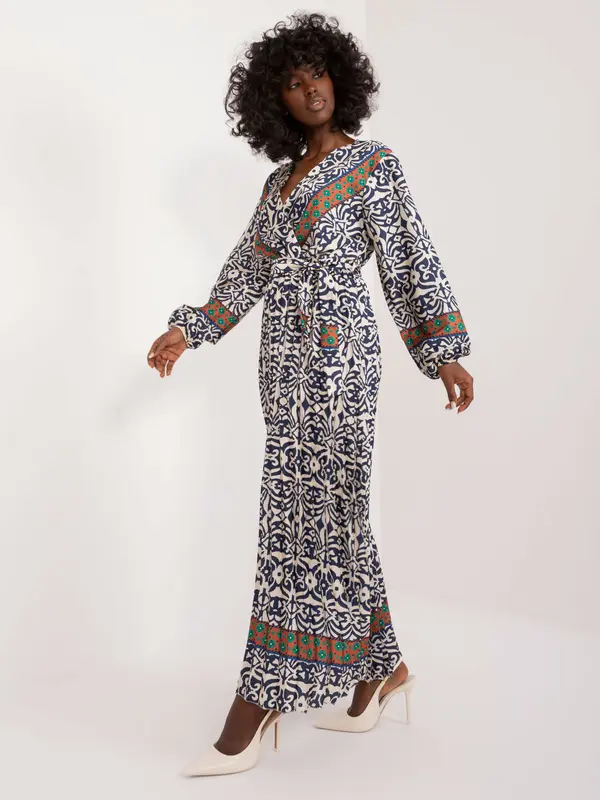 Italy Moda Dress-DHJ-SK-16656.13X-navy blue