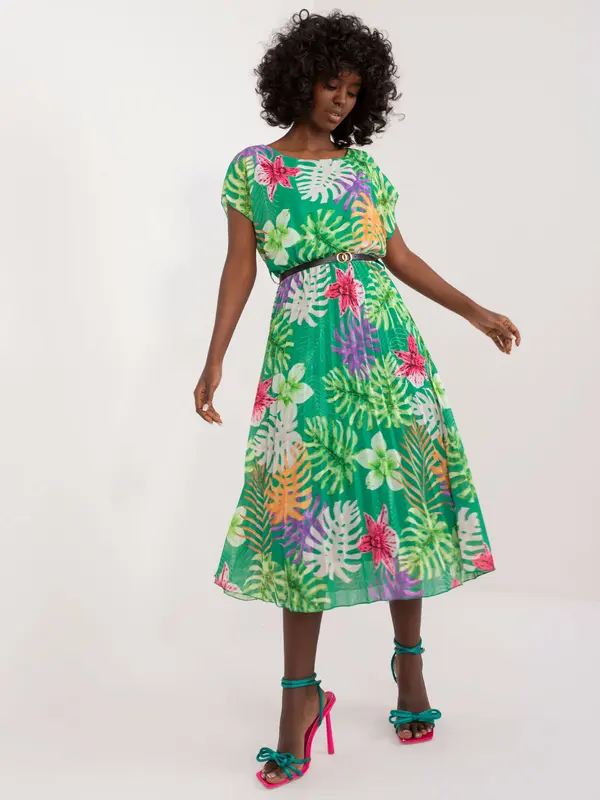 Italy Moda Dress-DHJ-SK-8839-3.30-Green