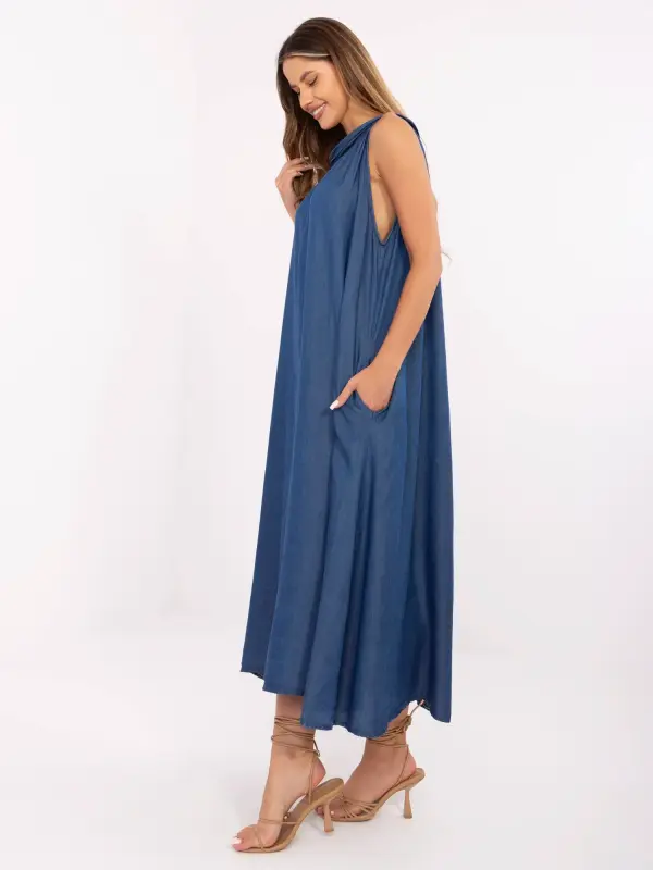 Italy Moda Dress-DHJ-SK-A7969.89-dark blue