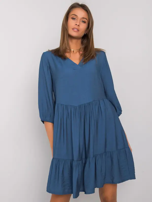 ex moda Dress-EM-SK-004.06-dark blue