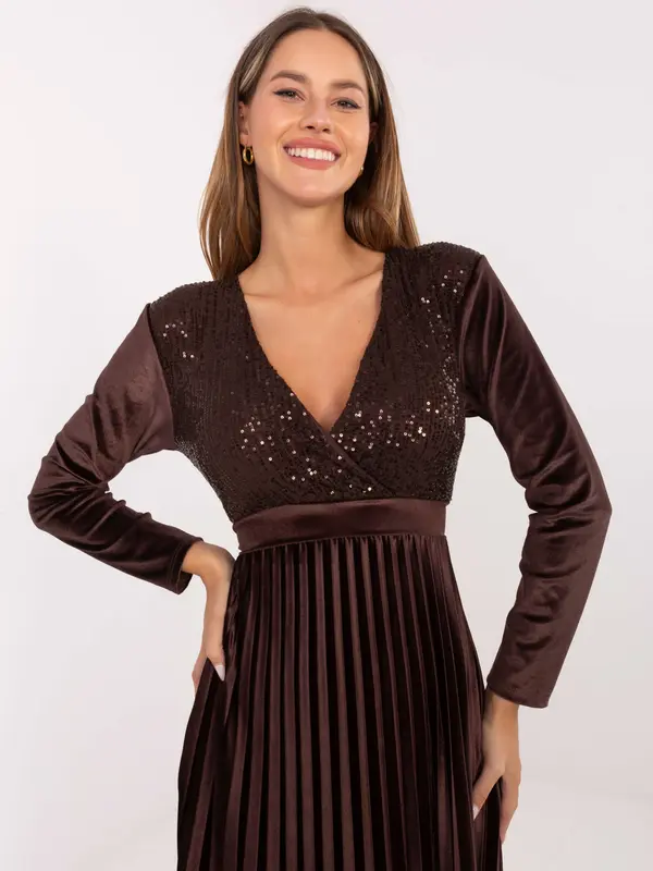 MODA ITALY Dress-IT-SK-16919.04P-dark brown