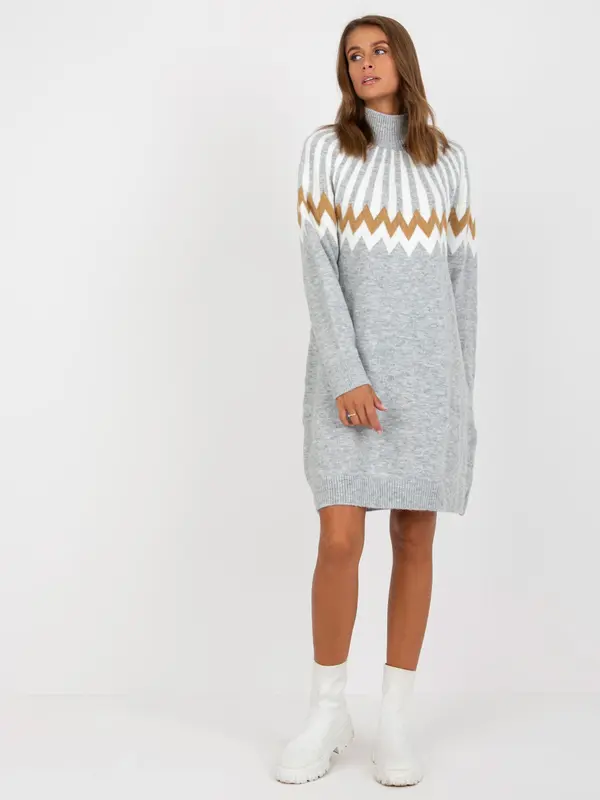 RUE PARIS Dress-LC-SK-0098.37X-Grey