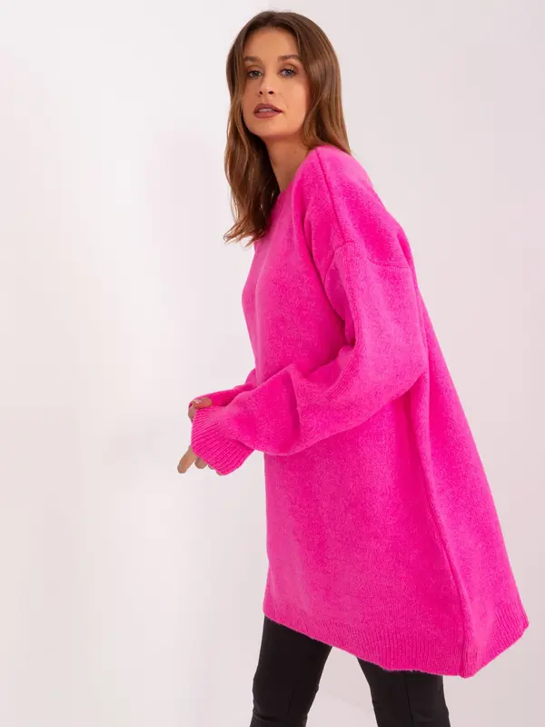 RUE PARIS Dress-LC-SK-0568.70P-fluo pink