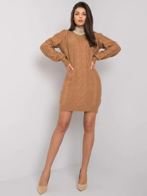 RUE PARIS Dress-LC-SK-2002.96-camel