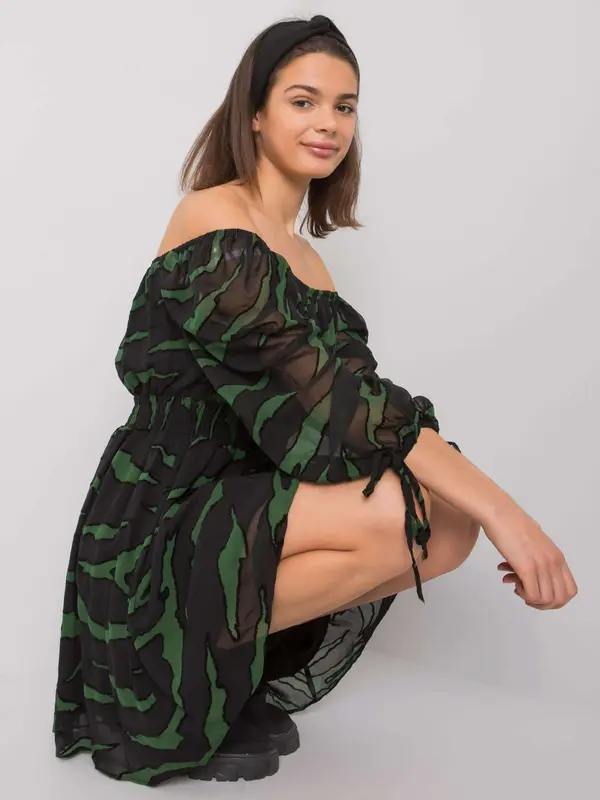 Factory Price Dress-LC-SK-22K-3040.19P-Black-Green