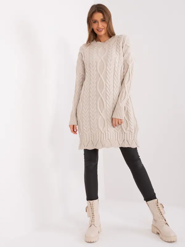 RUE PARIS Dress-LC-SK-8012-2.25P-Light Beige