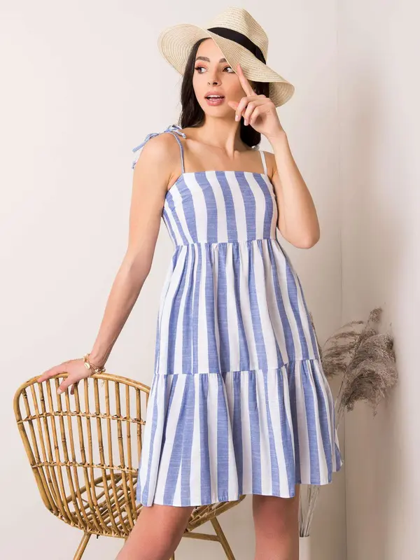 LAKERTA Dress-LK-SK-507684.14-white-blue