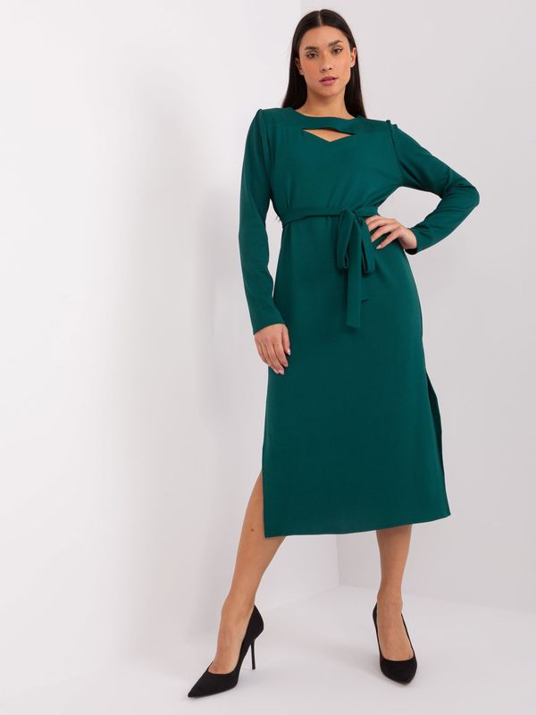 LAKERTA Dress-LK-SK-509447.75P-dark green